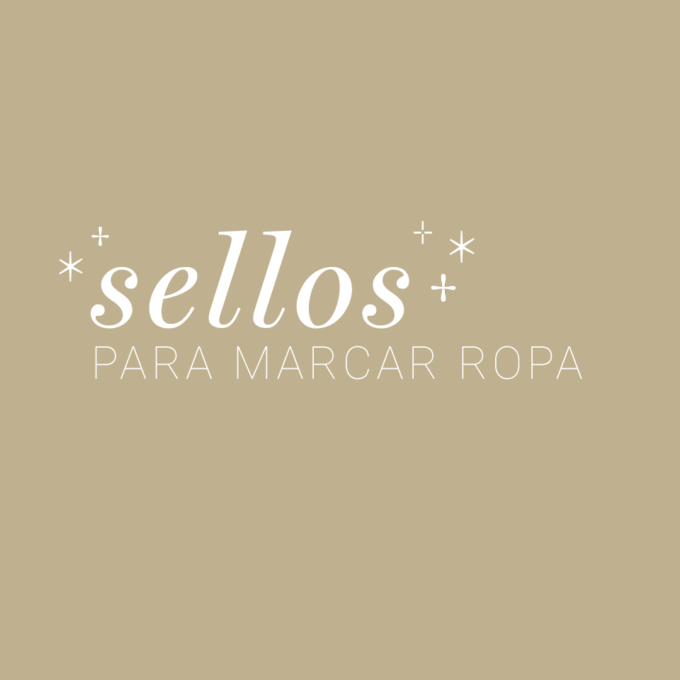 Sellos para Ropa y Papel